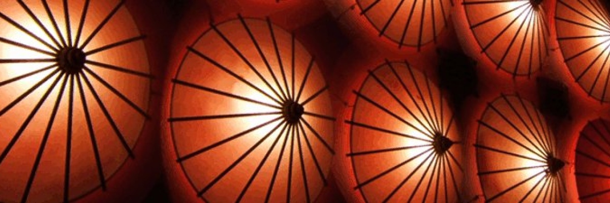 Artificial Silk, Fabric Umbrellas - Custom Decorative Lights