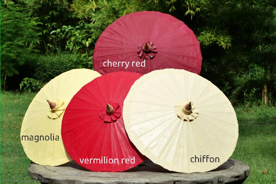 Chiang Mai Classic™ Umbrellas - Colors | Chiang Mai Umbrellas