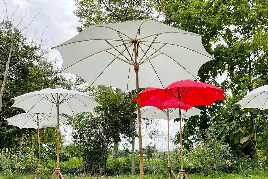 cloth patio umbrella Fabric Patio Umbrellas